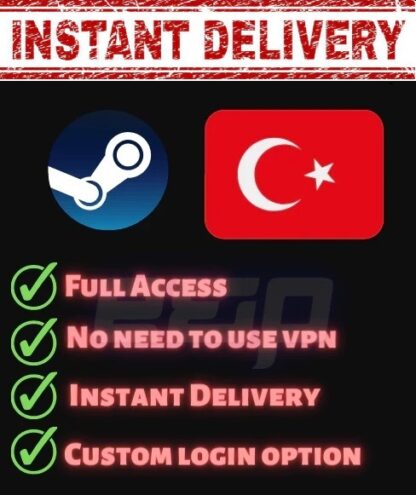 new Turkey Steam Account